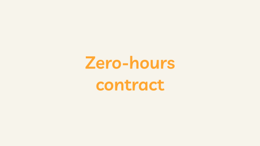 Zero-hours contract