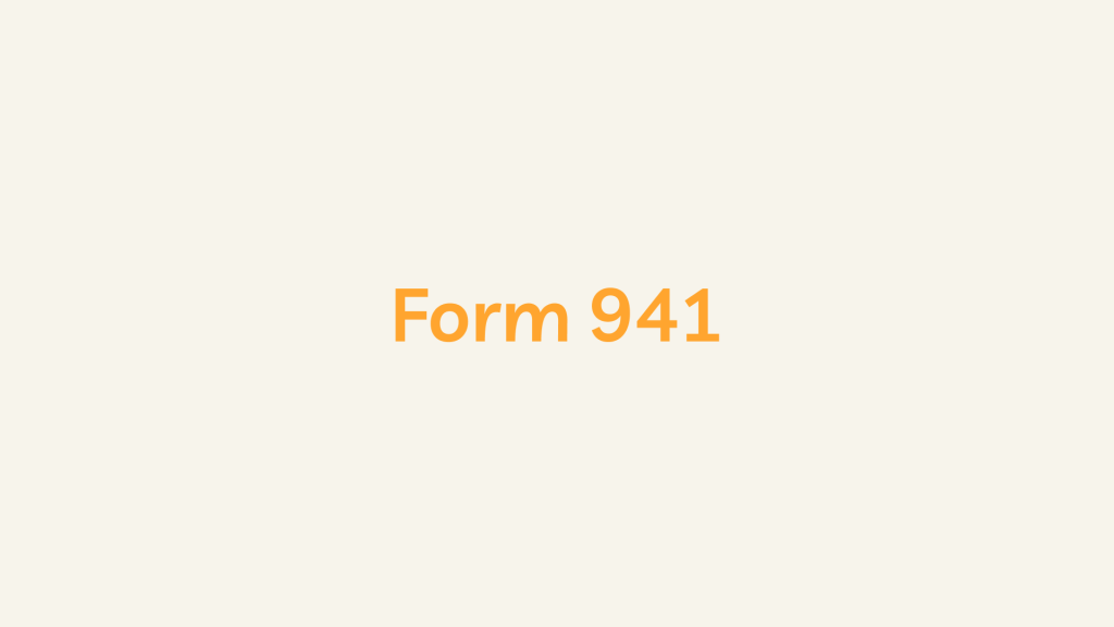 Form 941