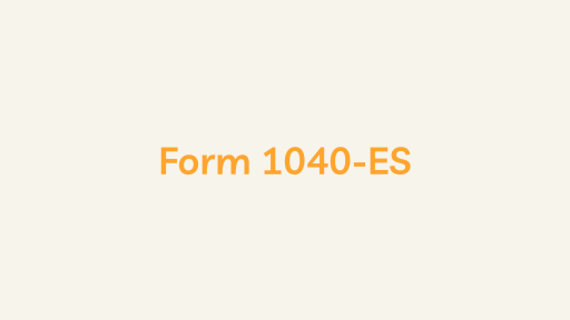Form 1040-ES