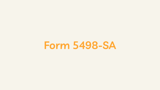 Form 5498-SA