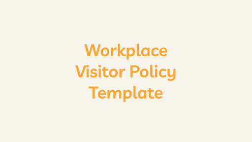 Workplace Visitor Policy Template