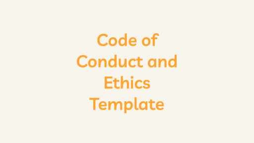 Code of Conduct and Ethics Template