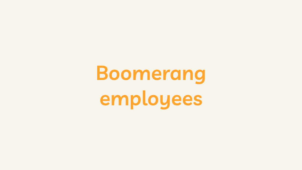 Boomerang employees