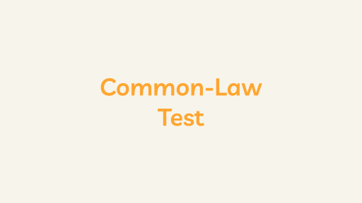 Common-Law Test