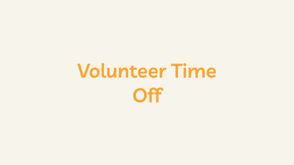 Volunteer Time Off