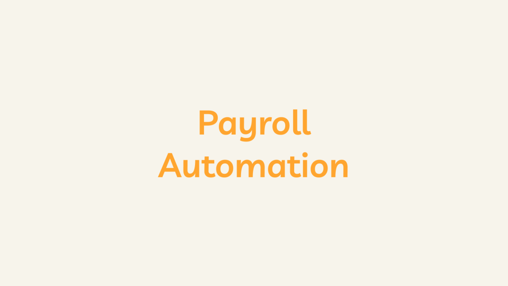 Payroll Automation