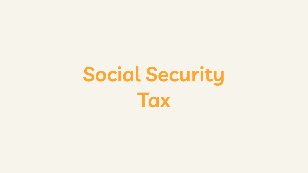 Social Security Tax