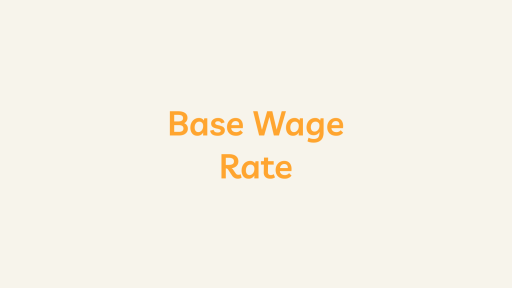 Base Wage Rate