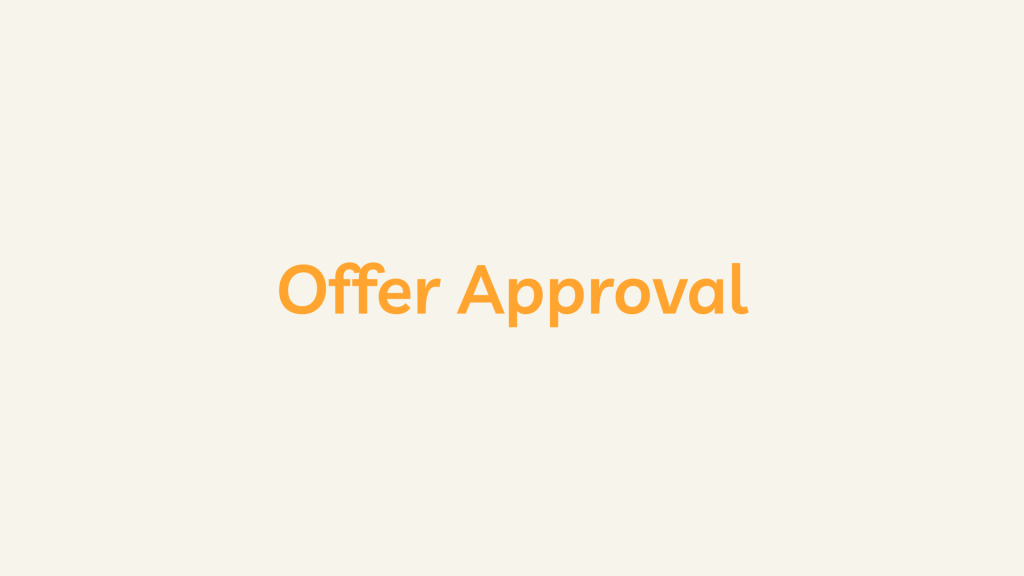 Offer Approval