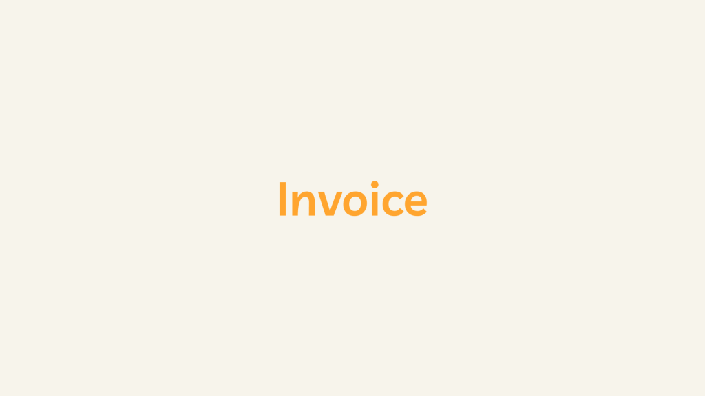 Invoice