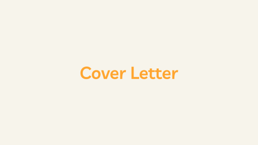 Cover Letter