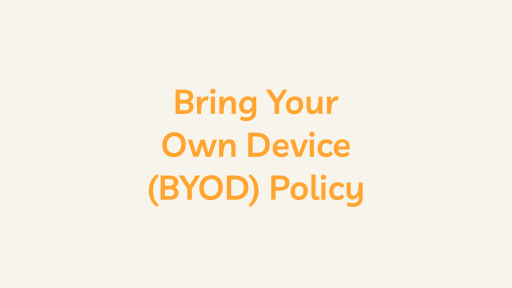 Bring Your Own Device Policy